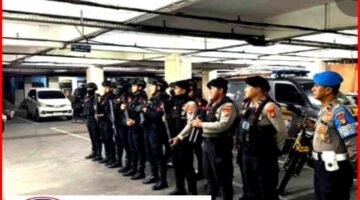 Brimob Metro JayaSisir Titik Rawan, Jakarta Timur Aman hingga Dini Hari