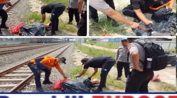 Diduga Bunuh Diri, Pria Tewas Tertabrak Kereta Barang di Jalur Kemayoran–Tanjung Priok