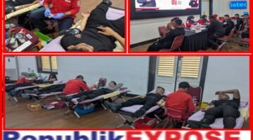 Brimob Polda Metro Jaya Gelar Donor Darah Sambut HUT ke-81 RI