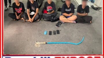 Brimob Polda Metro Jaya Bubarkan Tawuran di Jaktim, Amankan 5 Pemuda dan 1 Sajam
