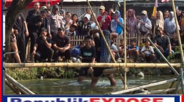 Brimob Polda Metro Jaya Rayakan HUT RI Bareng Warga Tanjung Pasir