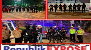 Brimob Polda Metro Jaya Patroli Sejumlah Wilayah Kabupaten Bekasi, Cegah Kriminalitas