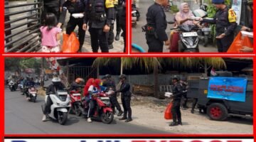Brimob Polda Metro Jaya Hadir Berbagi untuk Masyarakat Tangsel