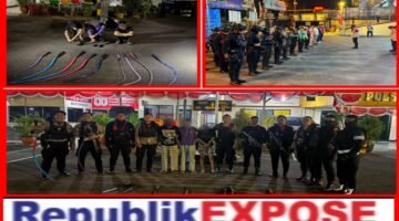 Brimob Polda Metro Jaya Amankan 3 Pemuda Diduga Hendak Tawuran di Ciracas, 9 Celurit Disita