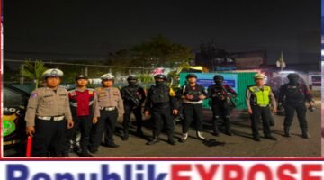 Brimob Polda Metro Jaya Perkuat Patroli Dini Hari di Bekasi Kota
