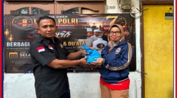 Tujuh Tahun Mengabarkan Kebenaran, Media Lensa Polri Rayakan HUT dengan Santunan Anak Yatim