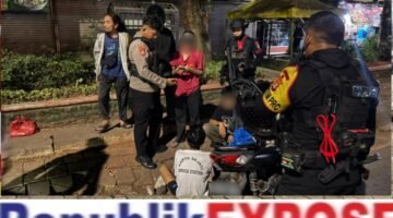 Brimob Polda Metro Jaya Patroli Jaktim, Pemuda Berkonvoi Dicek Cegah Balap Liar