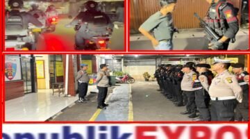 Brimob Polda Metro Jaya Patroli Dini Hari di Tangsel, Cegah Gangguan Kamtibmas