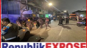 Batalyon B Pelopor SatBrimob Metro Jaya Patroli Dini Hari di Jakarta Utara, Antisipasi Tawuran Serta Tindak Kriminalitas