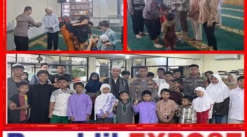 Brimob Polda Metro Jaya Tebar Kepedulian di Jumat Berkah, Berbagi Santunan untuk Anak Yatim dan Do’a Bersama