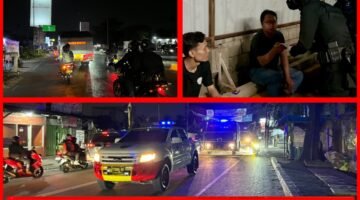 Brimob Metro Jaya Bagikan Masker dan Imbau Warga Antisipasi Abu Vulkanik Anak Krakatau