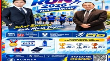 Kolaborasi Gelar Fun Run, Hadirkan Olahraga dan Kebersamaan di BSD Semarakkan Haul Kota Tangsel dan Dies Natalis UNDHI,