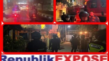 Brimob Polda Metro Jaya Cegah Gangguan Kamtibmas, Amankan Lokasi Kebakaran Pabrik dan Rumah Kosong di Bekasi