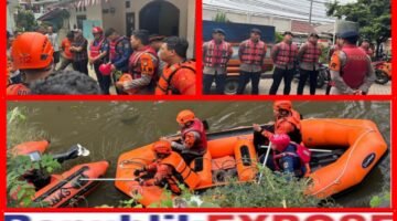 Brimob Polda Metro Jaya Kerahkan Tim SAR Susuri Ciliwung hingga Petang Cari Korban Tenggelam