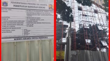 Diduga Tak Sesuai PBG, Bangunan PT Yoosan Surya Jaya di Meruya Utara Disorot, Warga Khawatir Keselamatan
