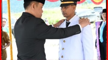 Bahara Hutasoit SP MM di Lantik Sebagai Camat Lintongnihuta