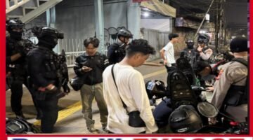 Brimob Polda Metro Jaya Gagalkan Balap Liar dan Amankan Terduga Pelaku Tawuran di Jaktim