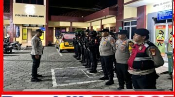 Brimob Polda Metro Jaya Patroli Dini Hari di Tangsel, Jaga Kamtibmas Tetap Kondusif
