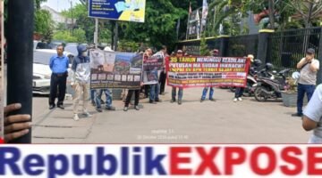 Garuda Tri Eka Law Firm Gelar Unjuk Rasa di BPN Jakarta Utara, Tuntut Transparansi Dokumen Pertanahan