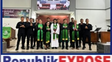 Brimob Polda Metro Jaya Tebar Kepedulian di Gereja GPIB Karunia