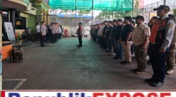 Polsek Metro Tamansari Gelar Apel Tiga Pilar, Siaga Amankan Unras di DPR/MPR
